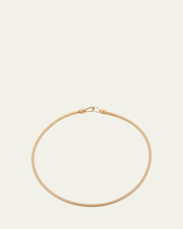 14k Yellow Gold Indian Chain Necklace