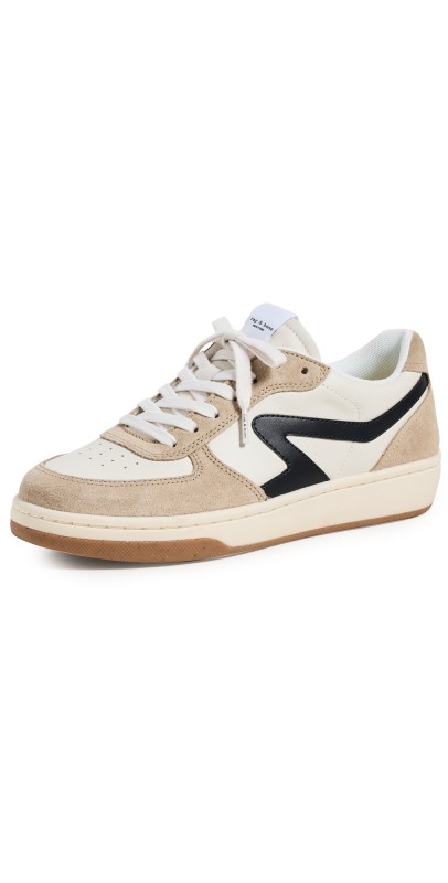 rag & bone Retro Court Sneakers Dove/Sand