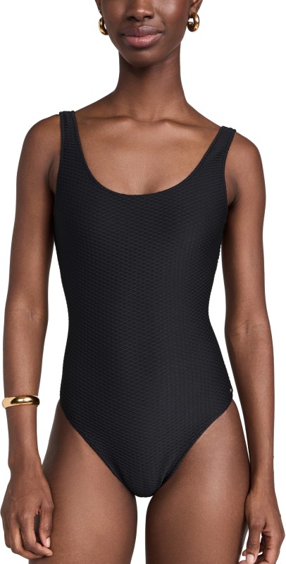 ANINE BING Jace One Piece Black