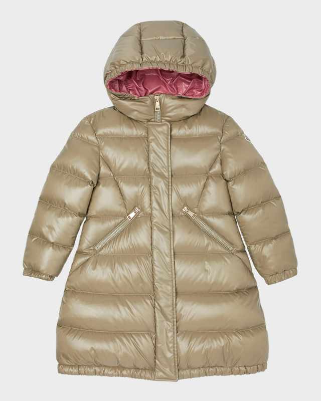 Girl's Bellevue Long Coat, Size 4-6