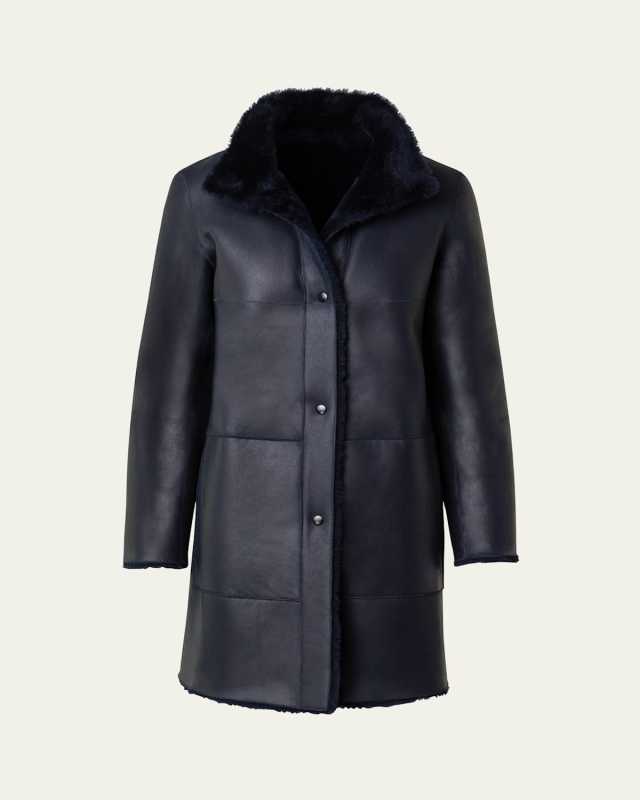 Lamb Shearling Reversible Coat