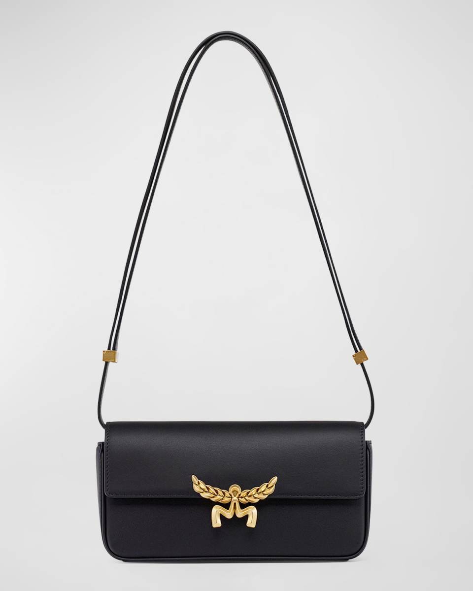 Lauretos Flap Leather Shoulder Bag
