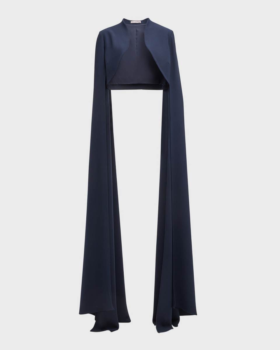 Floor-Length Cape Bolero Jacket