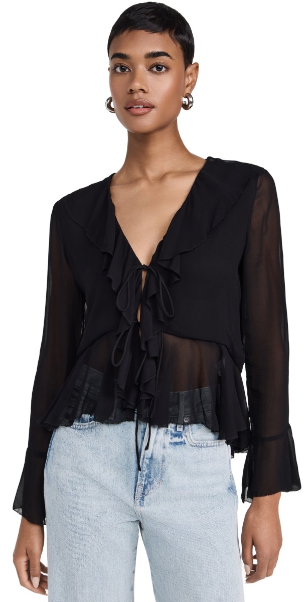 RAILS Nicoletta Blouse Black