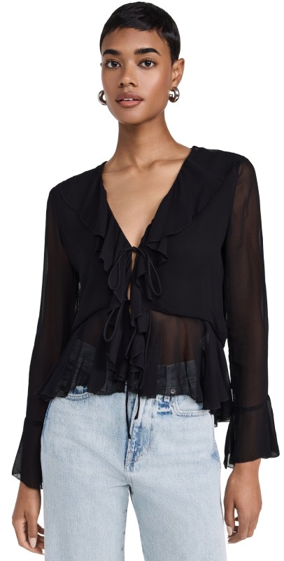 RAILS Nicoletta Blouse Black