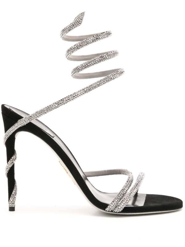 Margot 105mm crystal-embellished sandals