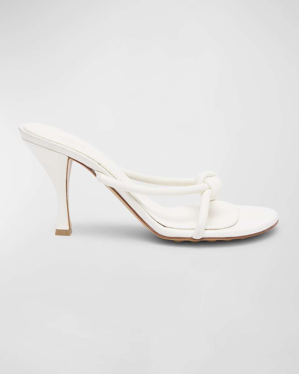 Blink Leather Knot Slide Sandals