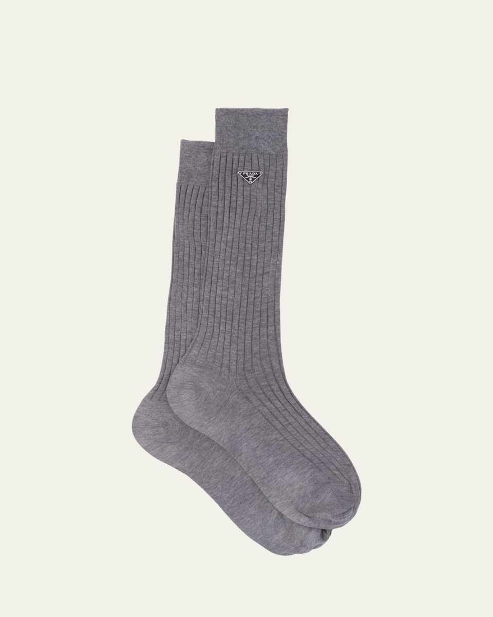 Superfine Ribbed Socks