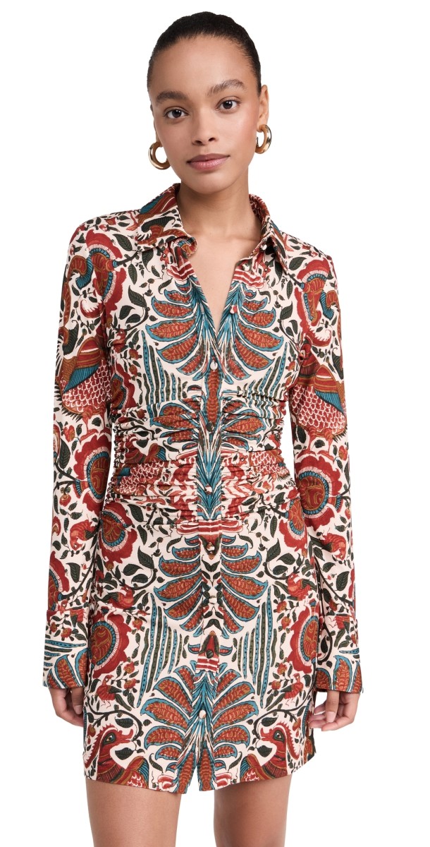 Cara Cara Shirley Mini Dress Turtledove Luxor