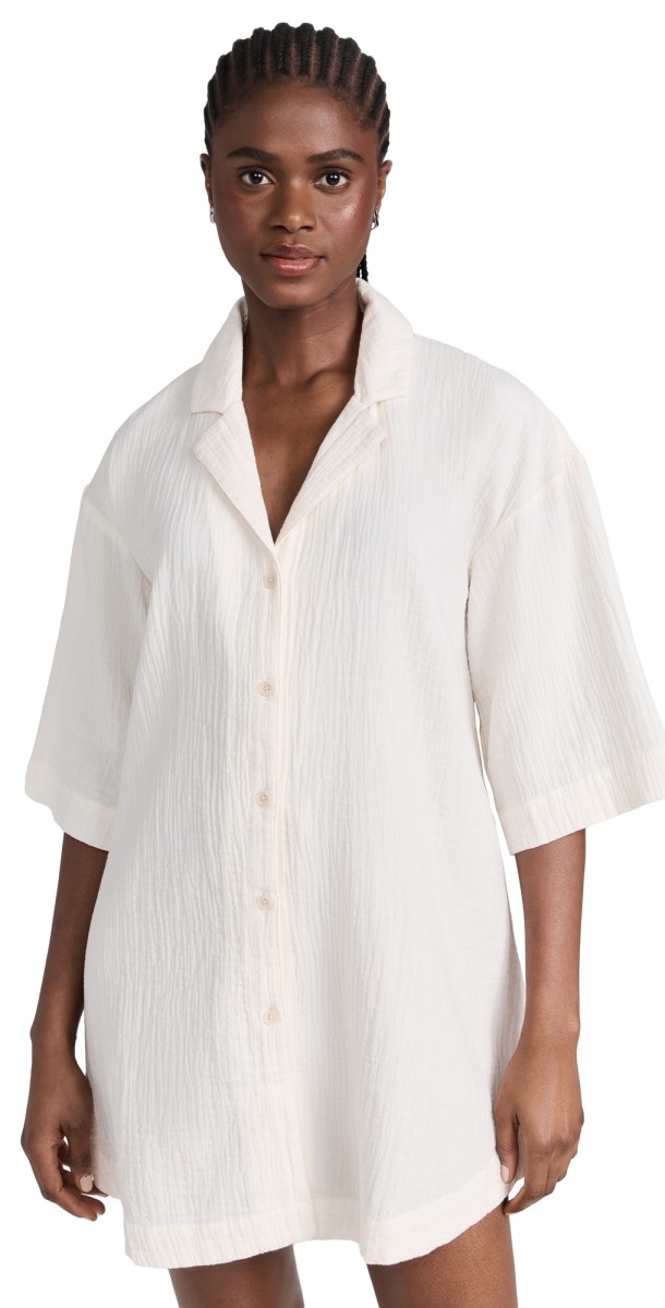 Madewell Lightspun Cover-Up Minihirtdress Lighthouse