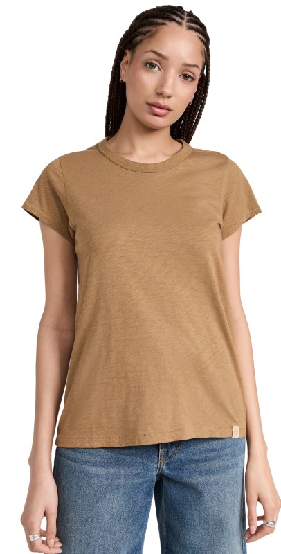 rag & bone The Slub Tee Khaki