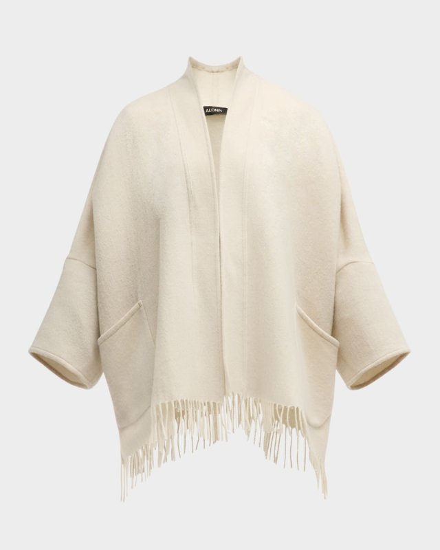 Cashmere Fringe Cap