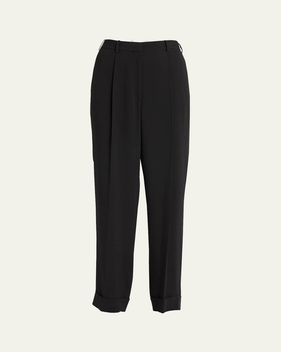 Tor Pleated Wide-Leg Pants