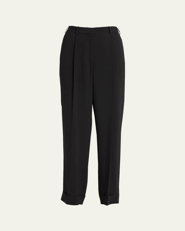 Tor Pleated Wide-Leg Pants
