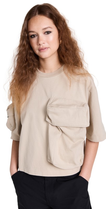 Jacquemus Le T-Shirt Bolso Court Khaki