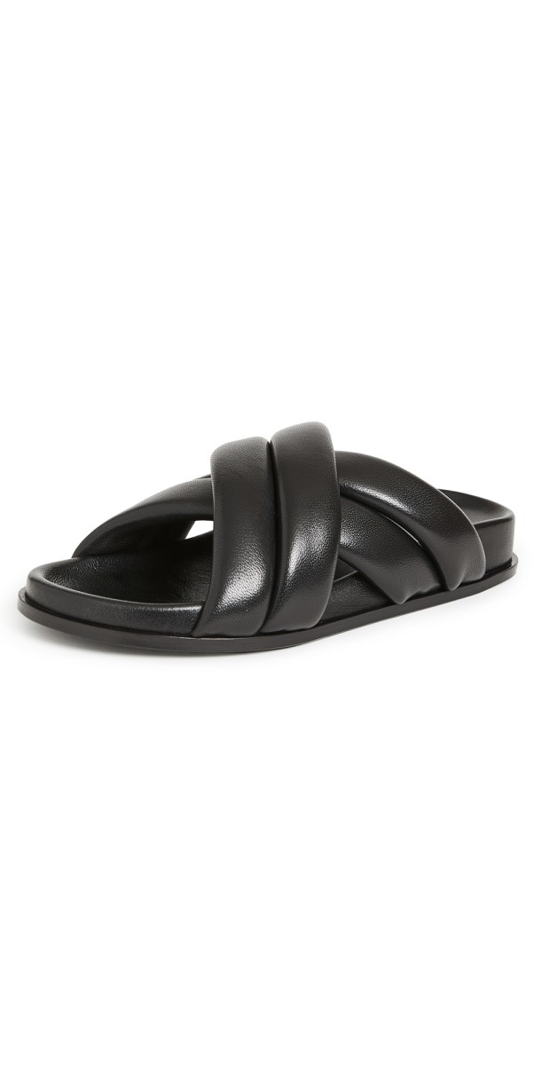 ANINE BING Lizzie Slides Black
