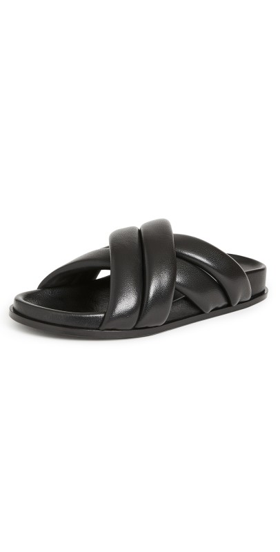 ANINE BING Lizzie Slides Black