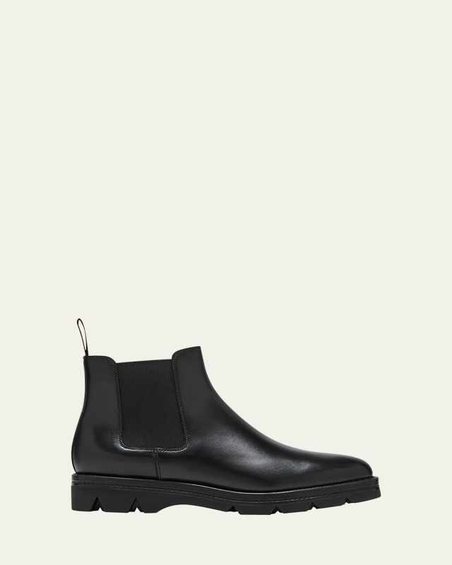 Uberta Leather Chelsea Booties