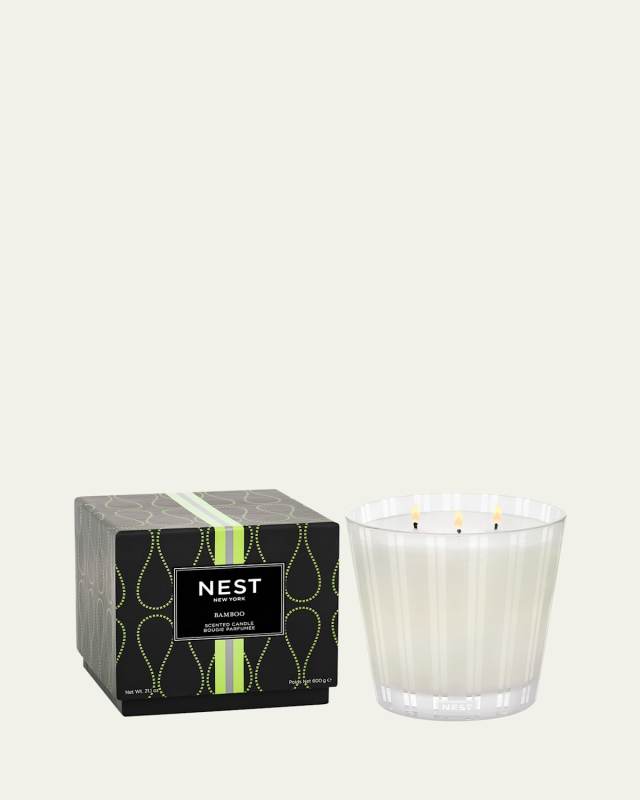 Bamboo 3-Wick Candle, 21.2 oz.