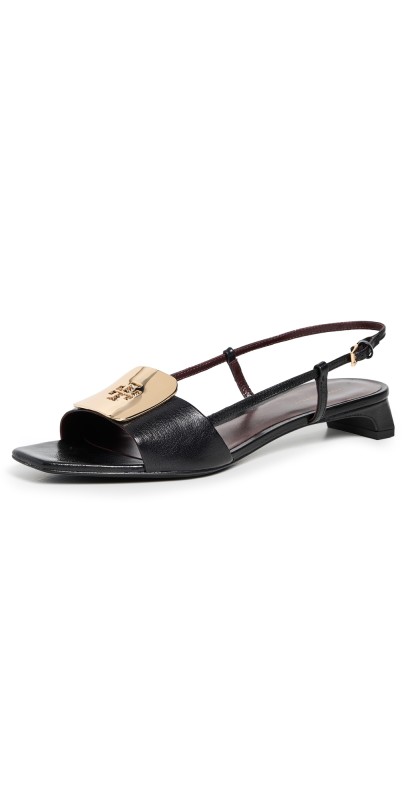 Tory Burch Georgia Slingback Sandals 25mm Perfect Black