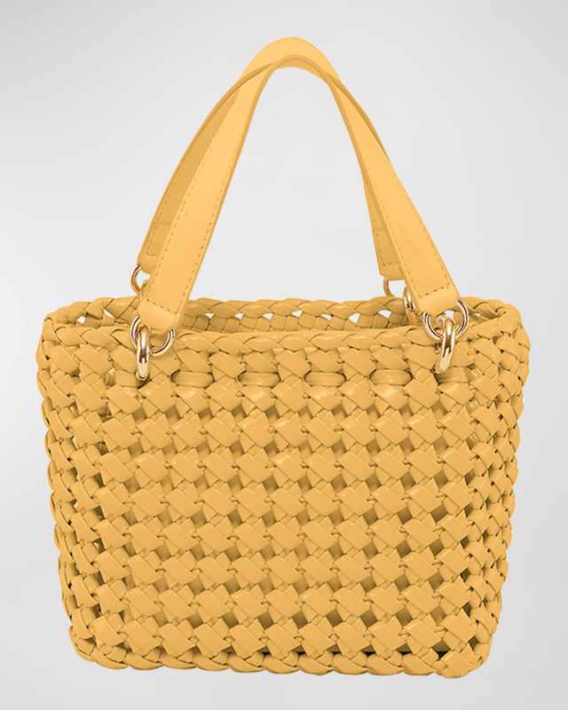 Kobo Knot Woven Eco-Fabric Top-Handle Bag