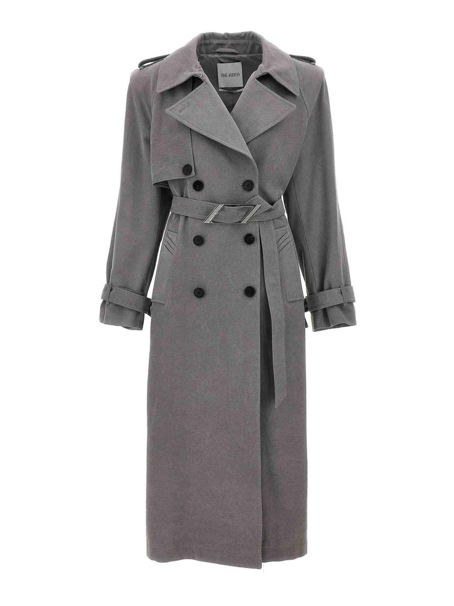 The Attico Trench-Coat - Gris