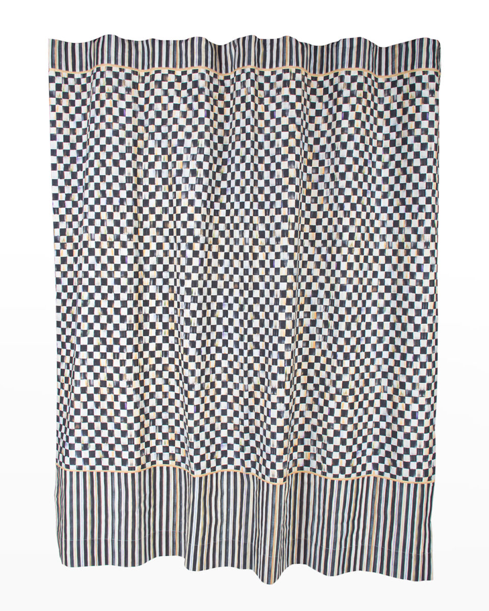Courtly Check Shower Curtain