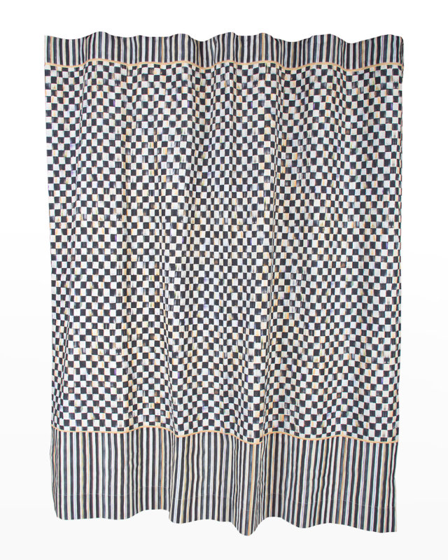 Courtly Check Shower Curtain
