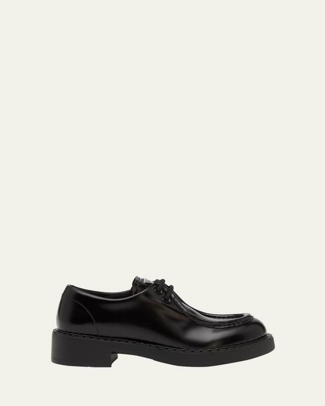Chocolate Leather Casual Loafers