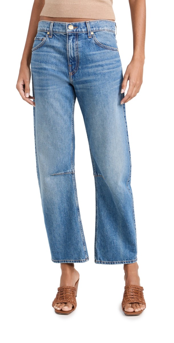 Ulla Johnson The Esme Jeans Danube Medium Indigo Wash