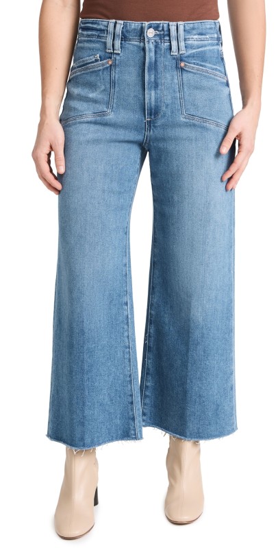 PAIGE Anessa Petite w/ Raw Hem Sunnie Distressed