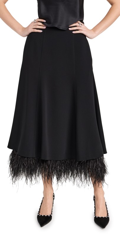 Cinq à Sept Ryleigh Skirt Black