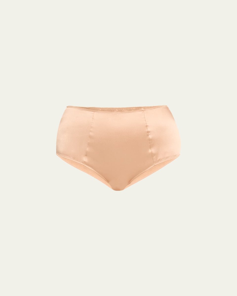Tous Les Jours High-Rise Stretch Silk Panties