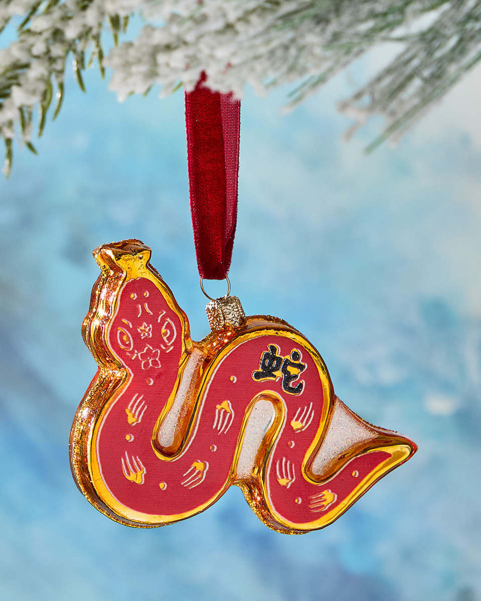 Chinese Snake Christmas Ornament