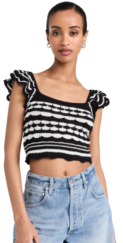 Z Supply Noella Knit Top Black