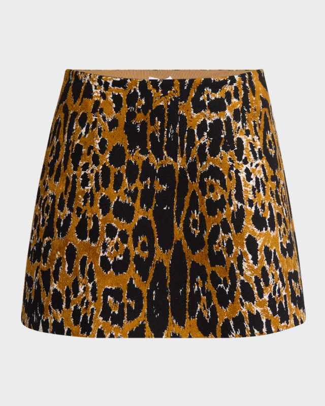 Leopard Mini Skirt