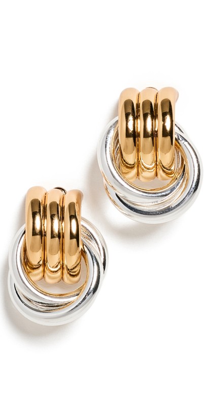 Heaven Mayhem Baby Knot Mixed Earrings Gold/Silver