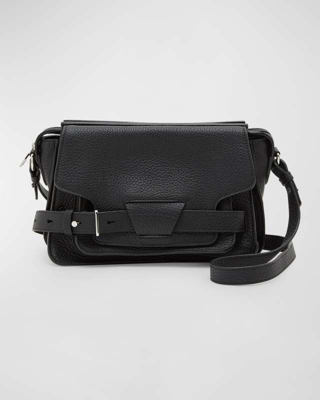 Beacon Saddle Leather Crossbody Bag