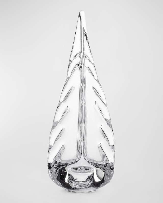 Ice Laden Evergreen Glass Tree, 12"