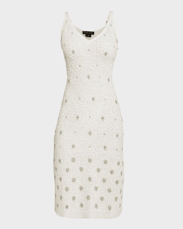 Monte Carlo Rhinestone Midi Dress