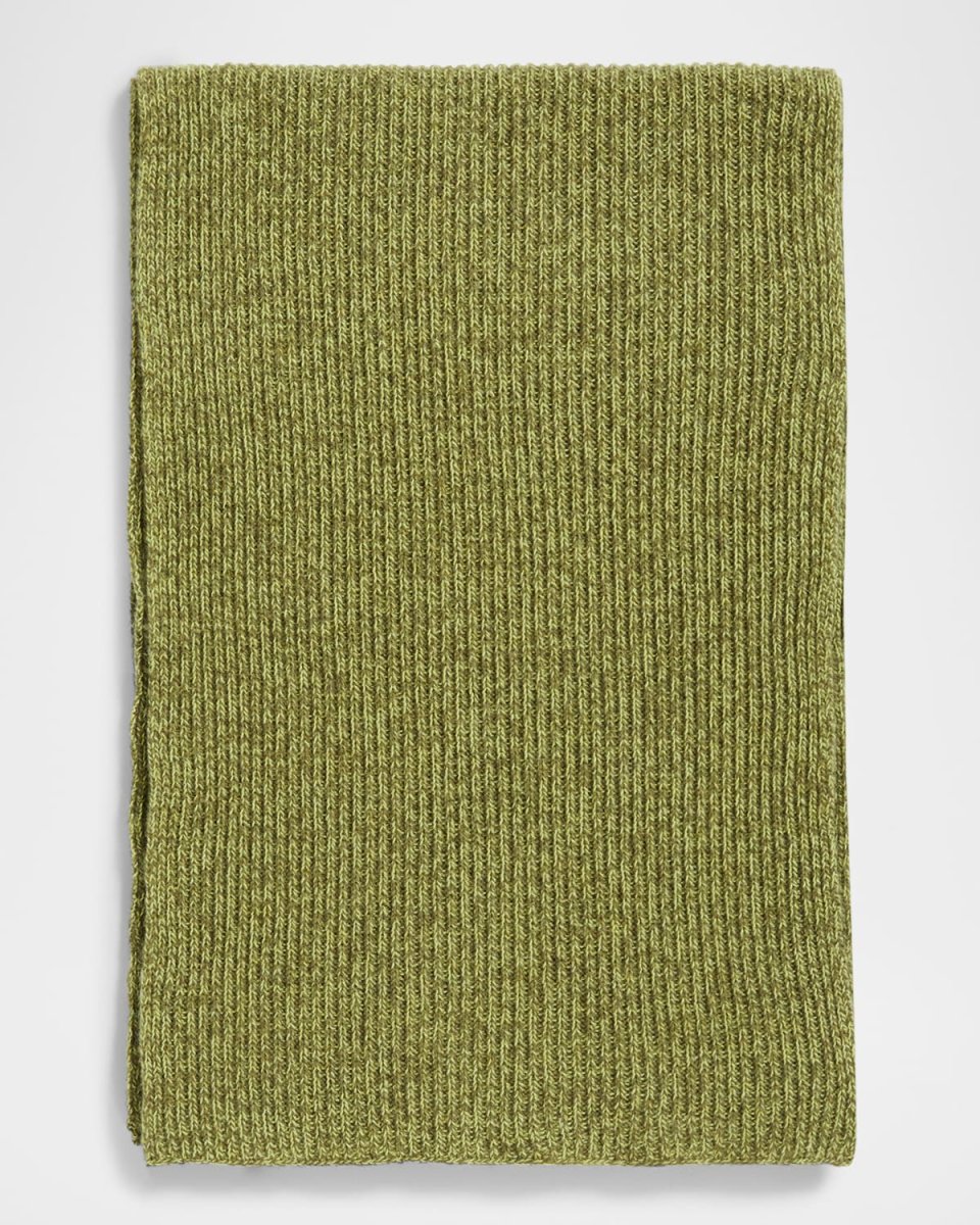 Tweed Ribbed Cashmere Scarf