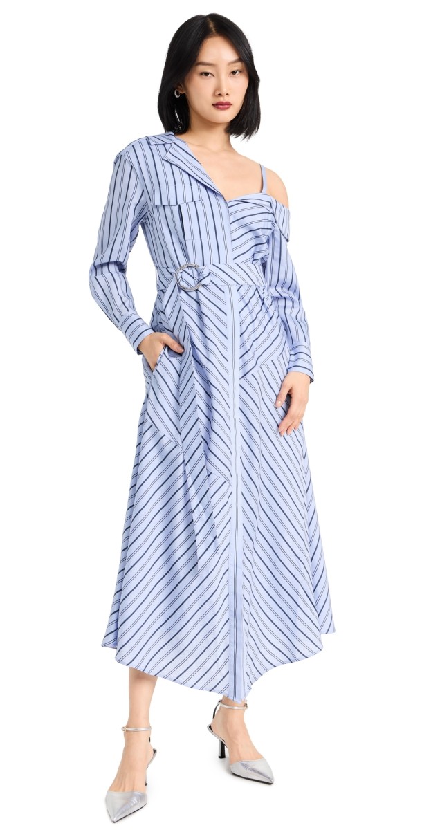 Cinq à Sept Marcella Dress Navy/Raincloud
