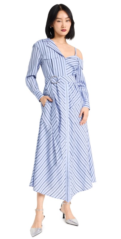 Cinq à Sept Marcella Dress Navy/Raincloud