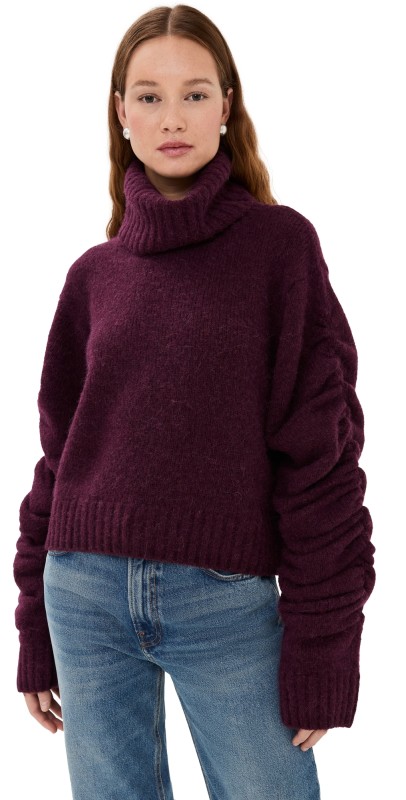 AnOnlyChild Hour Mohair Sweater Merlot