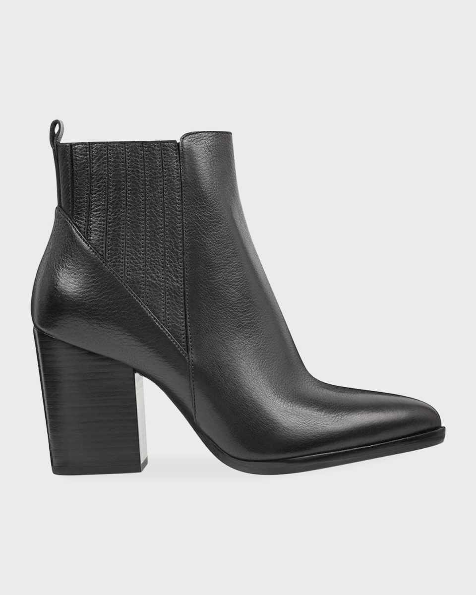 Alva Suede Pleated Chelsea Booties