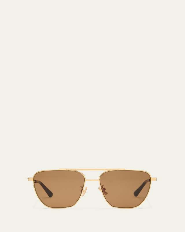 Light Ribbon Navigator Metal Aviator Sunglasses