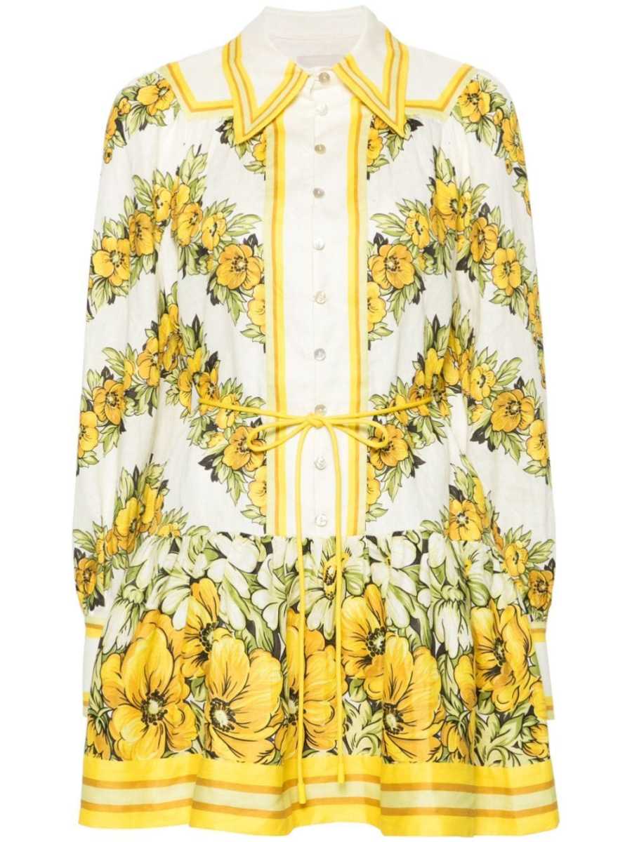Gisela floral-print minidress