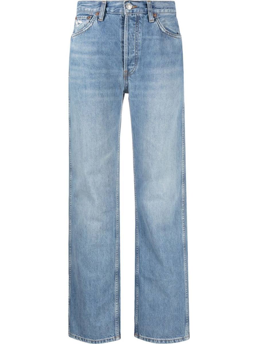 '90s high-rise loose jeans