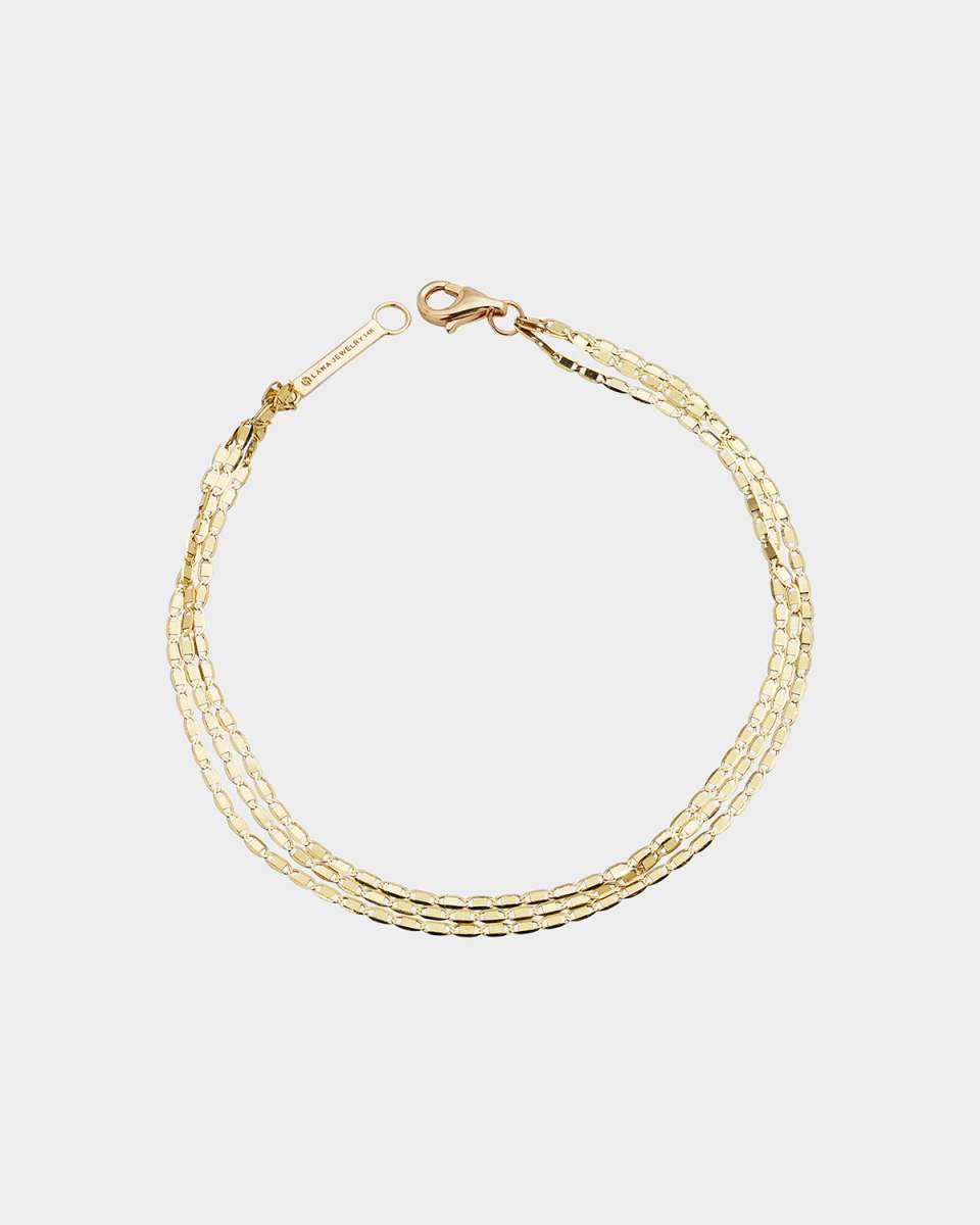 14k Malibu 3-Strand Bracelet