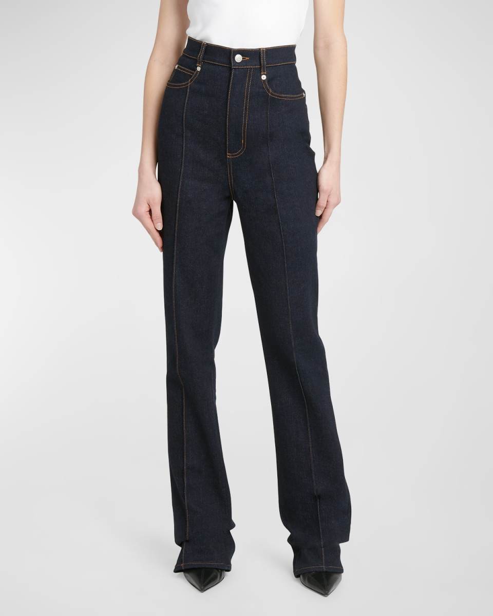 Bootcut Denim Trousers